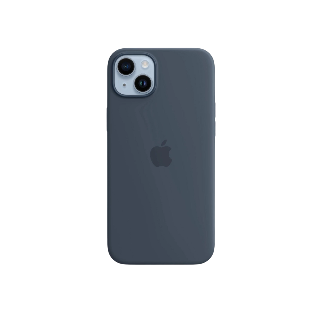 Чехол Силиконовый iPhone 14 Plus Silicone Case with MagSafe Storm Blue (MPT53)