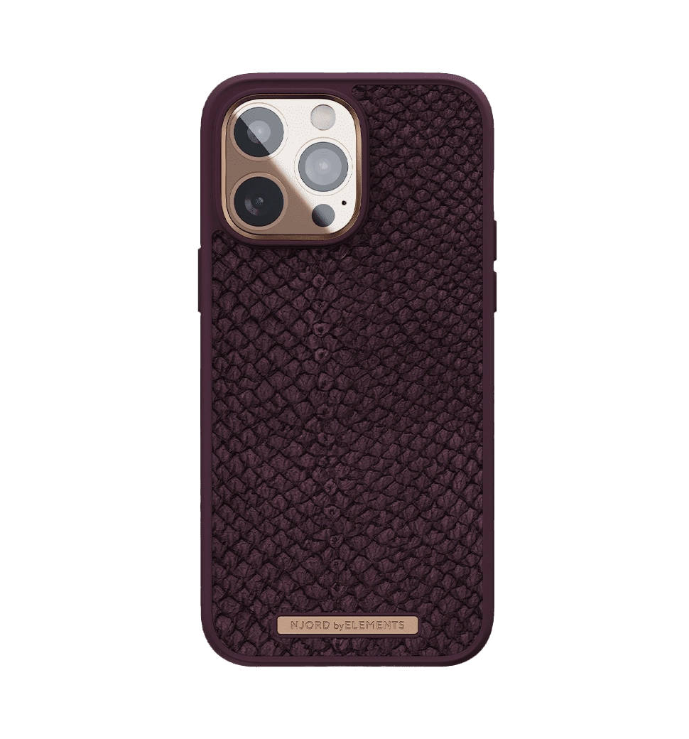 Чохол Njord Salmon Leather MagSafe Case Rust for iPhone 14 Pro (NA43SL03)
