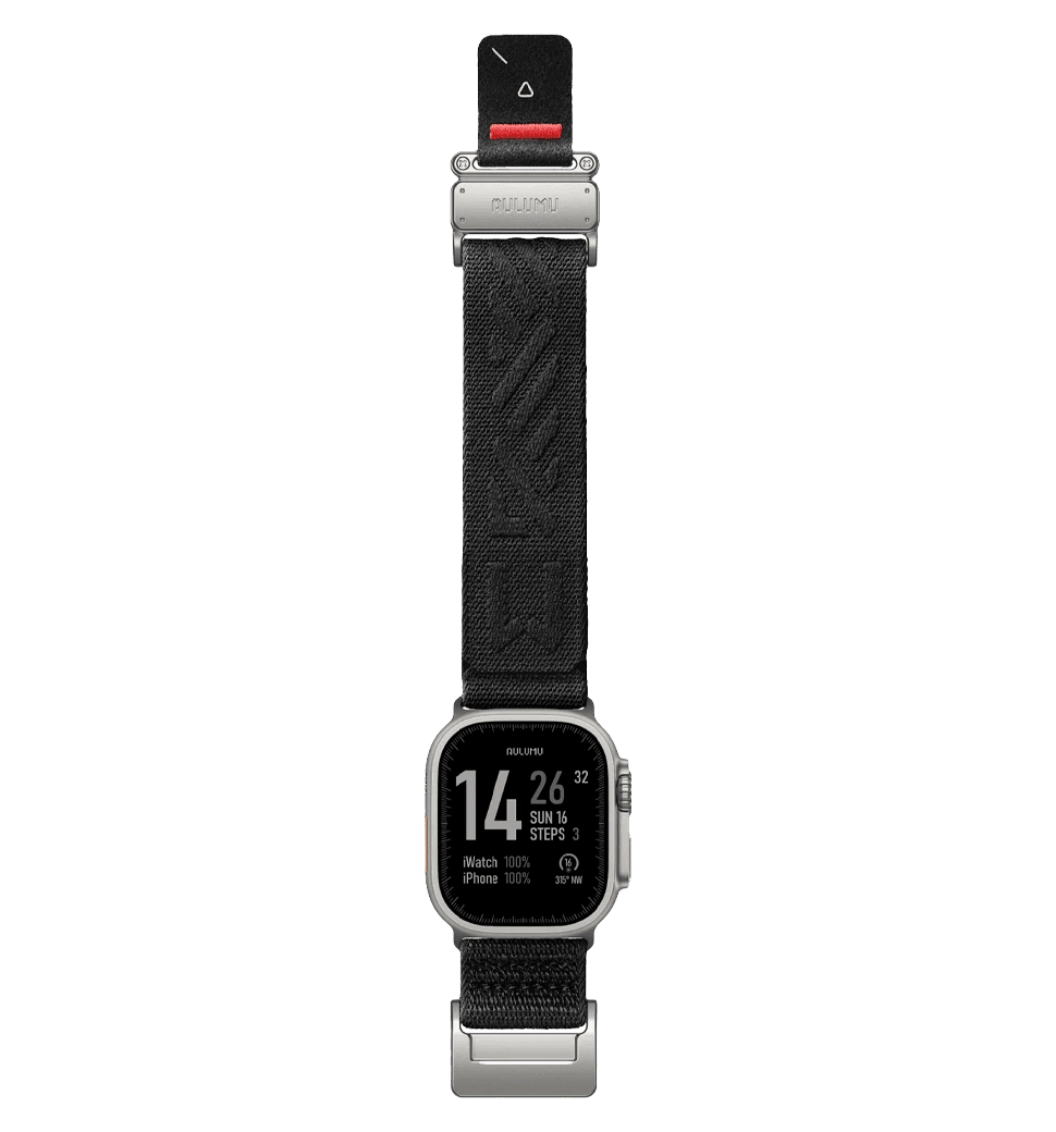 Ремінець AULUMU Titanium Mag Buckle Watch Band,Titanium Buckle - Black  ti+gray (C03-TI-SL)