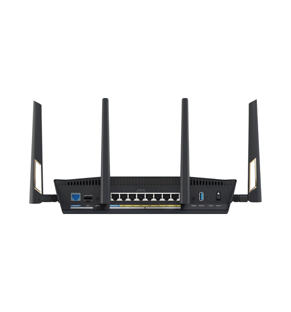 Маршрутизатор ASUS RT-BE88U BE7200 4xGE LAN, 3x2.5GE WAN, 1x2.5GE WAN/LAN. 1x10GE WAN/LAN, 1xSFP+, 1