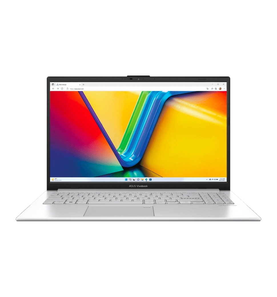 Ноутбук 15.6" ASUS Vivobook GO E1504FA-BQ534/AMD R5-7520U/16GB/512 SSD/AMD Radeon Graphics/DOS/Silve
