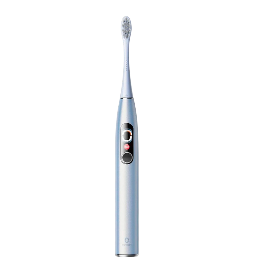 Умная зубная електрощетка Oclean X Pro Digital Set Electric Toothbrush Glamour Silver (6970810552584