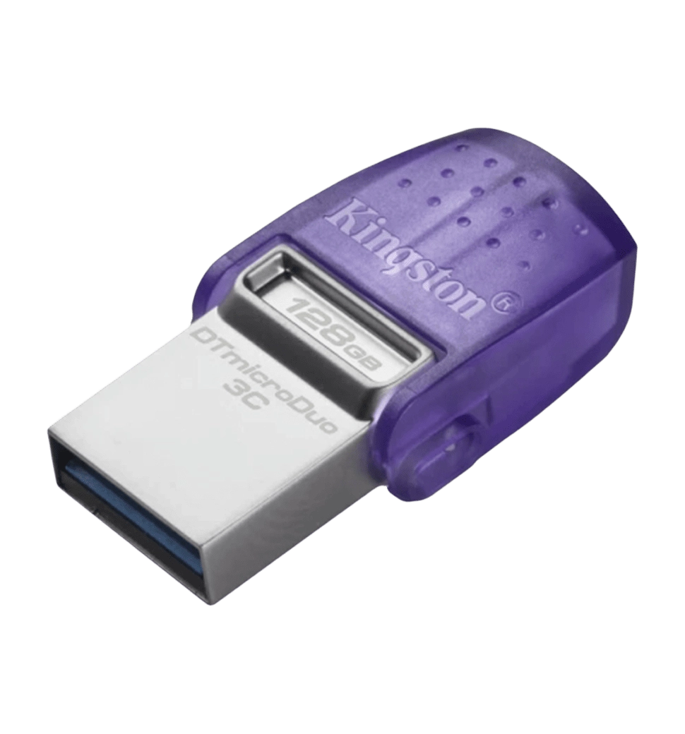 Флеш пам'ять 128GB DataTraveler microDuo 3C 200MB/ s dual USB-A + USB-C DTDUO3CG3/128GB