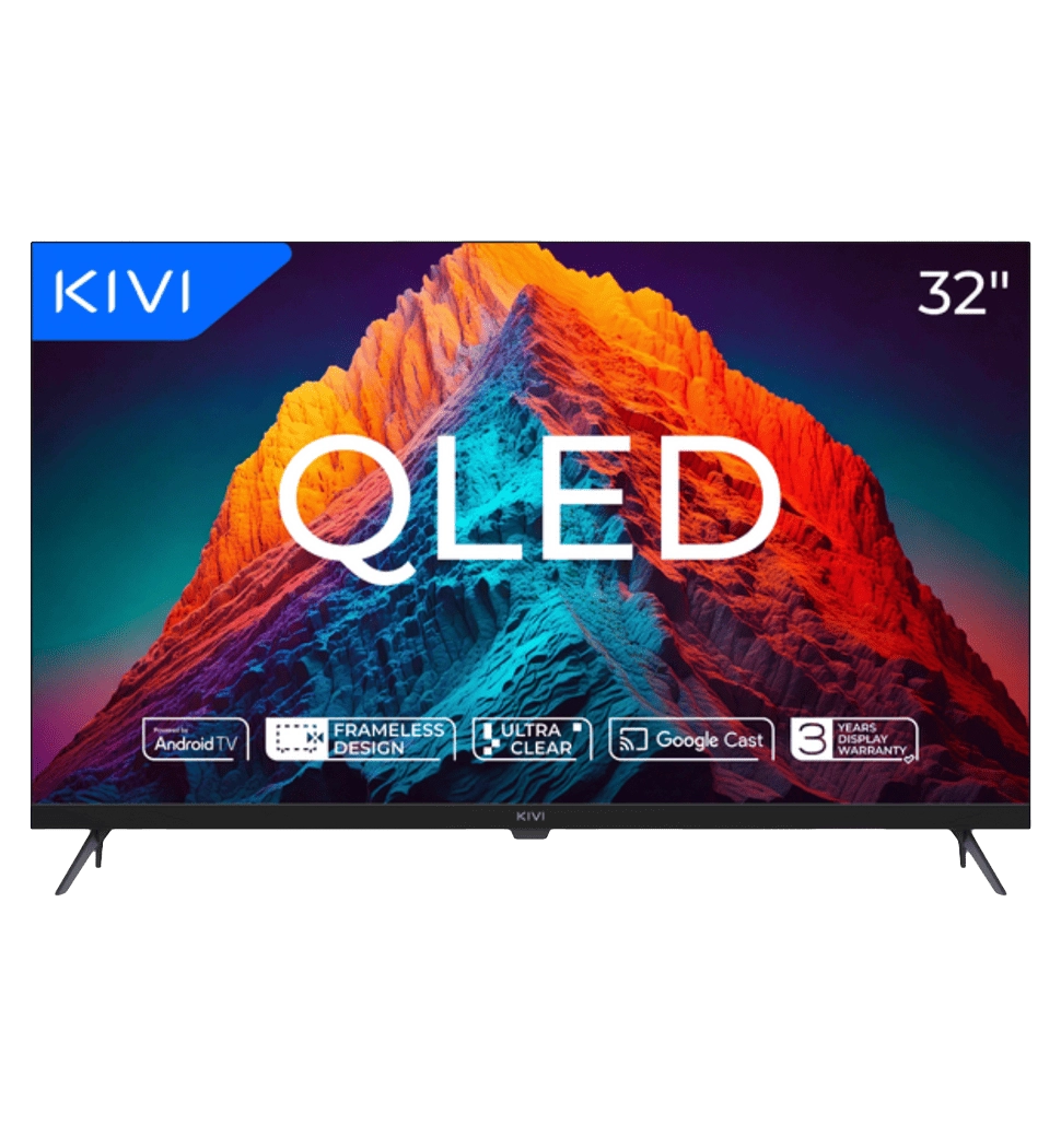 Телевизор KIVI 32", FHD, Android TV11 32F770QB