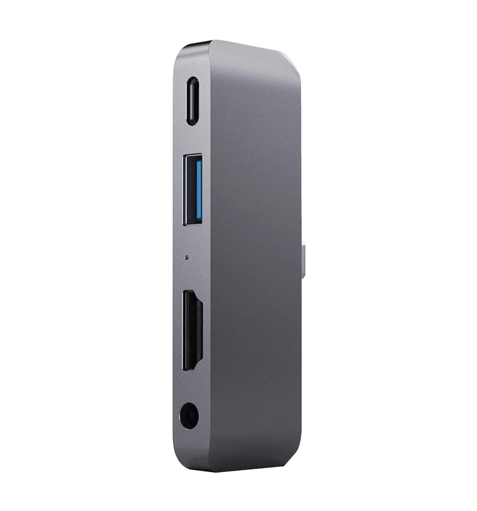 Satechi Aluminum Type-C Mobile Hub Pro Space Gray (ST-TCMPHM)