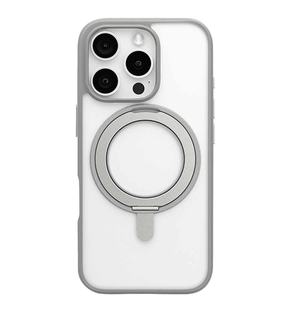Чохол Blueo Frosted Magnetic Case Rotatable Stand for iPhone 16 Pro Max with MagSafe Grey (BL037-I16PMGRY)