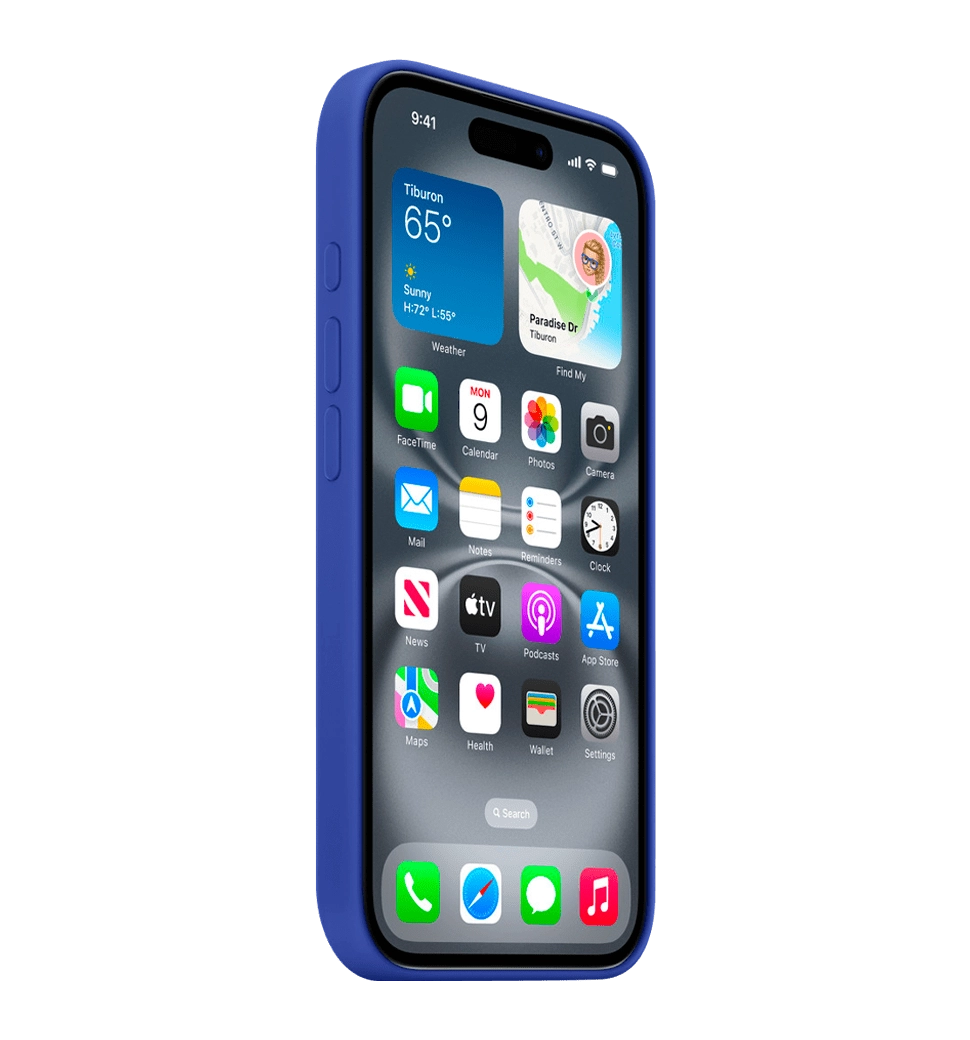 Чохол iPhone 16 Silicone Case with MagSafe - Ultramarine (MYY63)