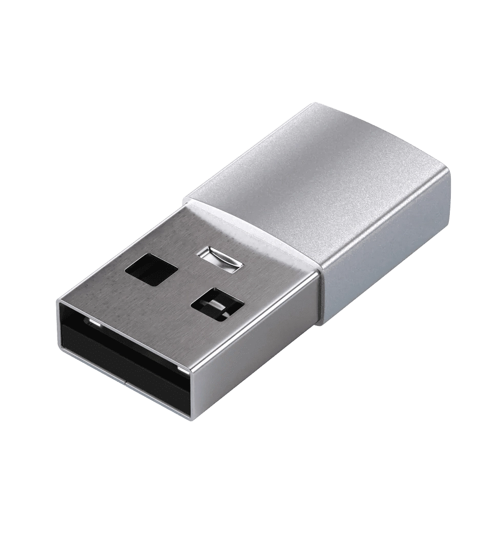 Переходник Satechi Type-A to Type-C Adapter Silver (ST-TAUCS)