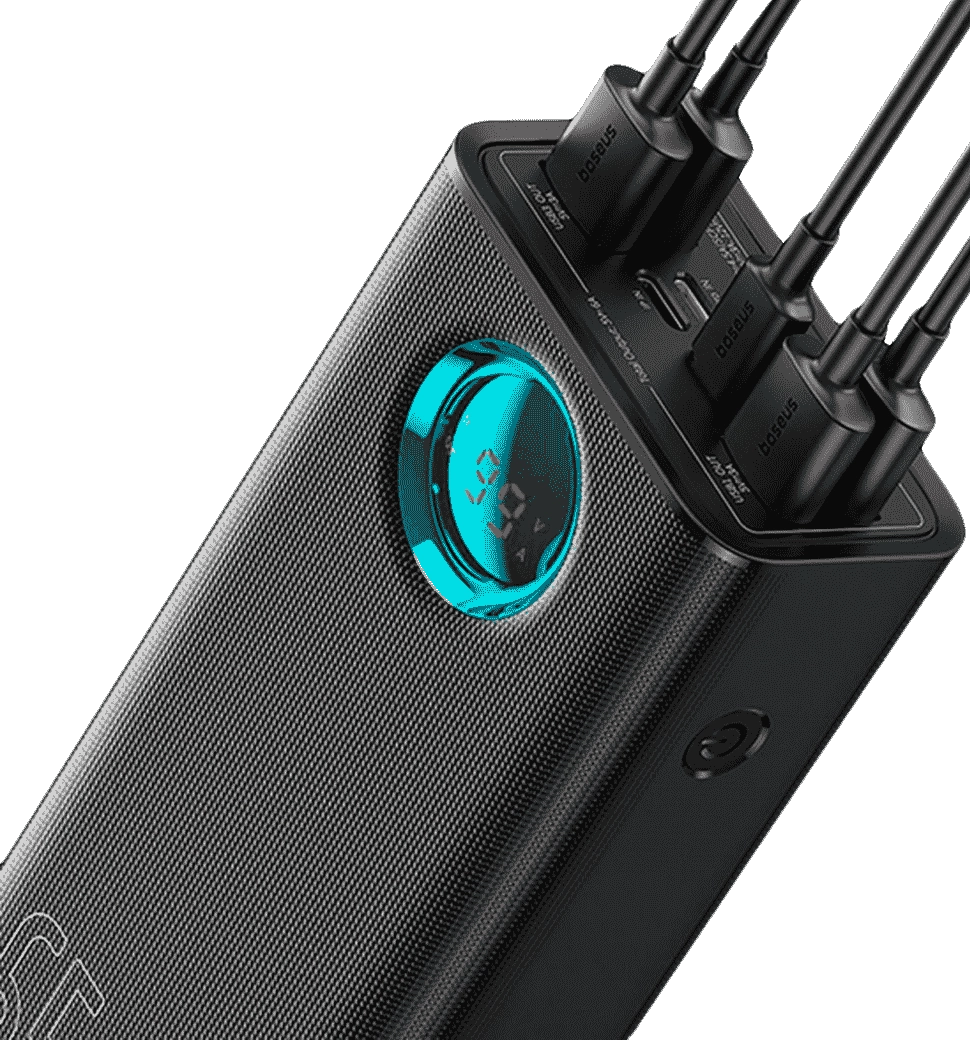 Доп батерея Baseus Amblight Digital Display Quick Charge 65W 30000mAh Black (PPLG-A01)