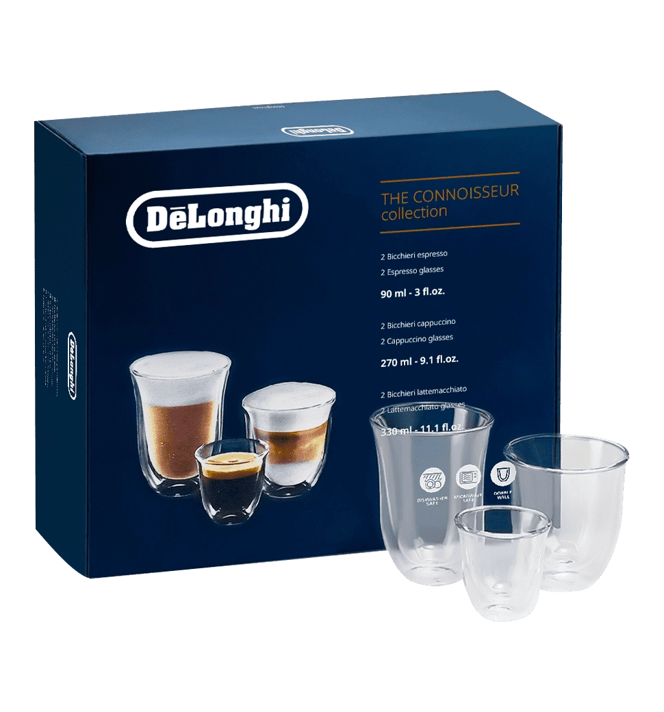 Набор стаканов Delonghi DLSC302 MIX (90/270/330) (6 шт)