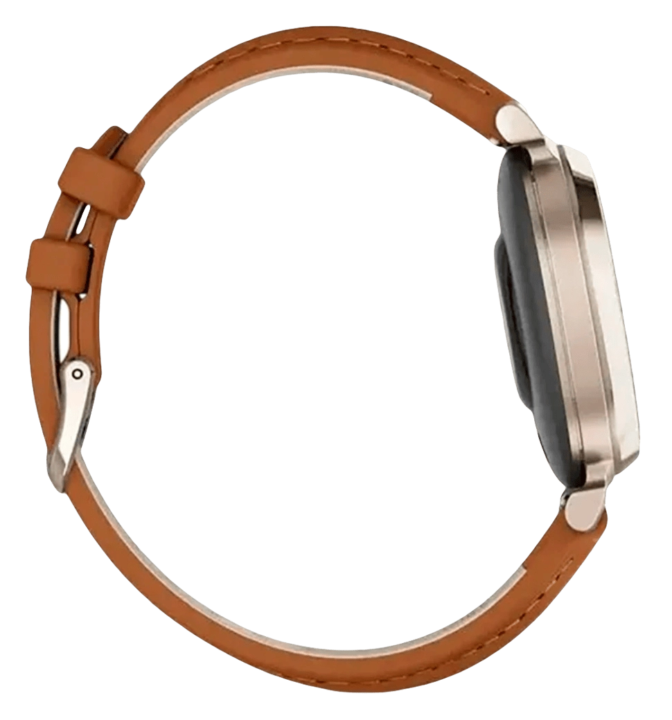 Смарт-часы Garmin Lily 2 Classic Cream Gold with Tan Leather Band (010-02839-02/60)