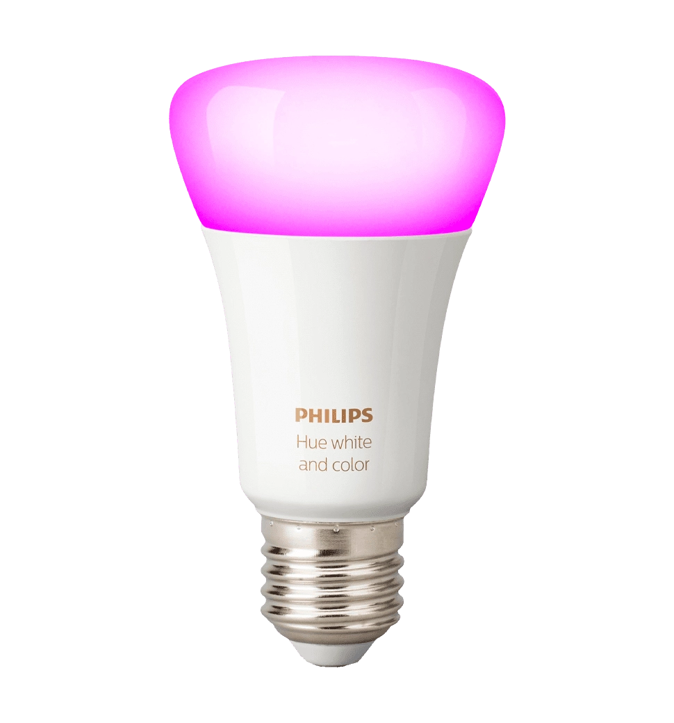 Набор Philips Hue (Bridge, лампа E27 White 2шт, лампа E27 RGB 2шт) (BRIDGE+E27W2P+E27RGB2P)