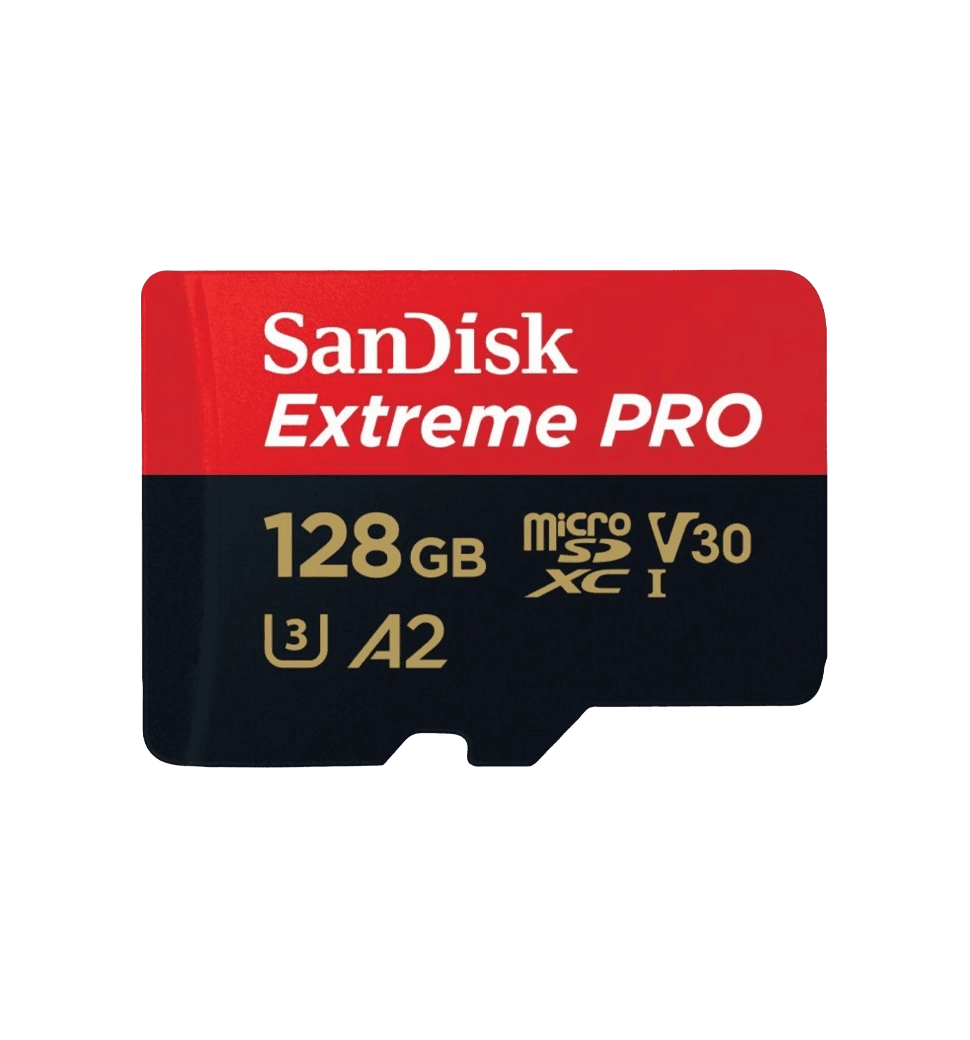 Карта пам'яті SanDisk Extreme Pro microSDXC 128GB UHS-I U3 + SD адаптер (SDSQXCD-128G-GN6MA)