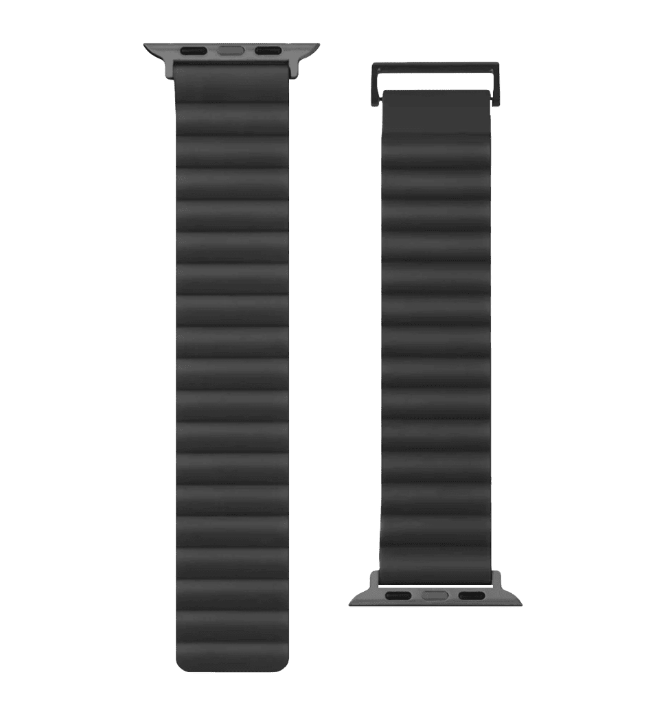 Ремінець LAUT NOVI SPORT  Apple Watch  42/44/45/49  Steelblue Black (L_AWL_NS_BL)