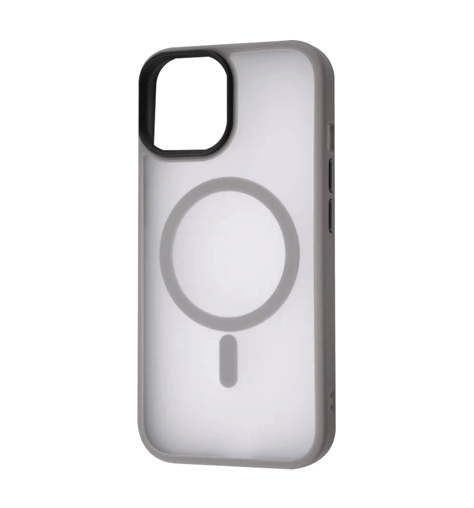 Чехол WAVE Matte Insane Case with MagSafe iPhone 15 Pro gray