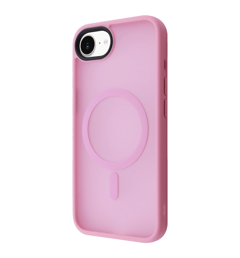 Чохол WAVE Matte Insane Case with Magnetic Ring iPhone 16e (pink sand)