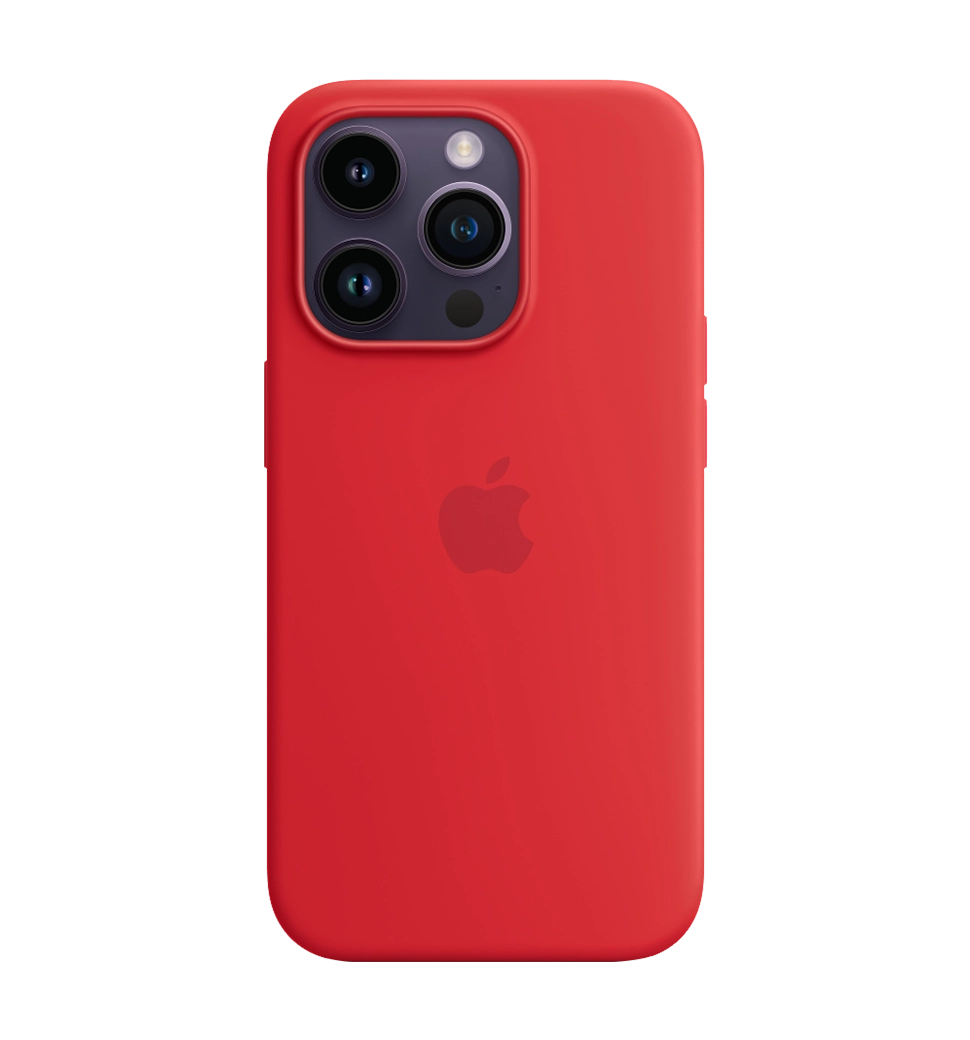 Чохол Силіконовий iPhone 14 Pro Silicone Case with MagSafe (PRODUCT)RED (MPTG3) — фото 1