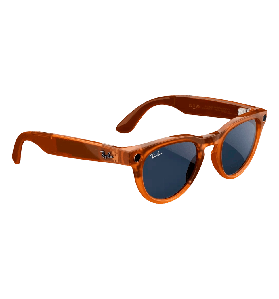 Смарт-окуляри Ray-Ban Meta Headliner Shiny Caramel Frame Clear/Sapphire Transitions (RW4009 6706MF 50-23)