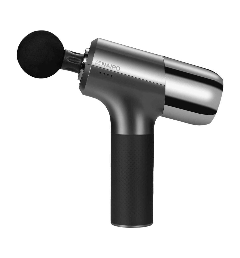 Массажер перкуссионный ручной NAIPO Massage Gun для тела без подогрева; модель – NP-MG02