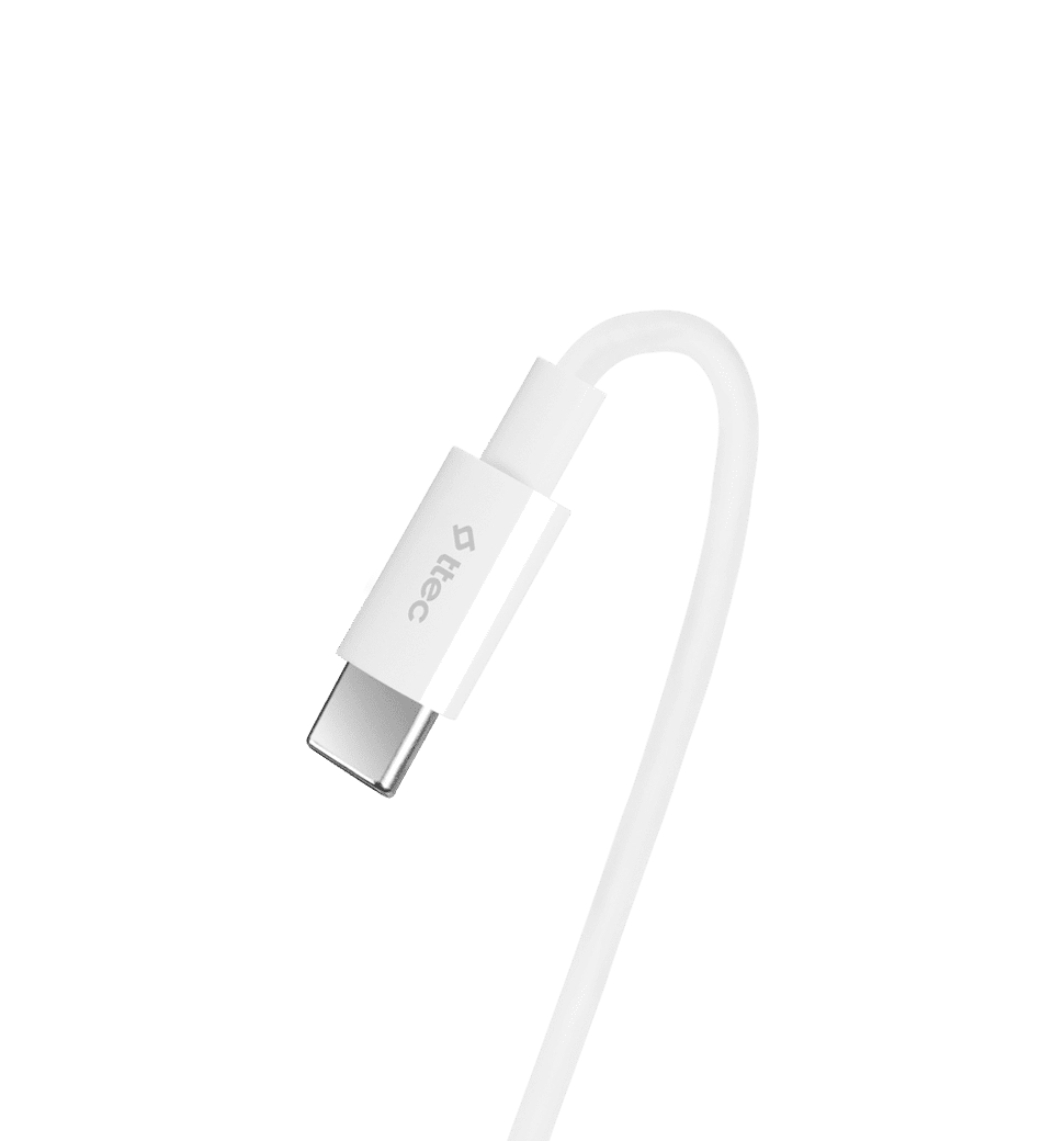 Кабель Ttec Type-C - Type-C 100W  Fast Charge Cable White,1.5m
