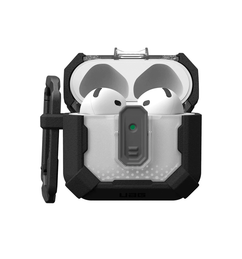 Чохол UAG для AirPods (Gen 4, 2024), Plasma, Black (104129114040)