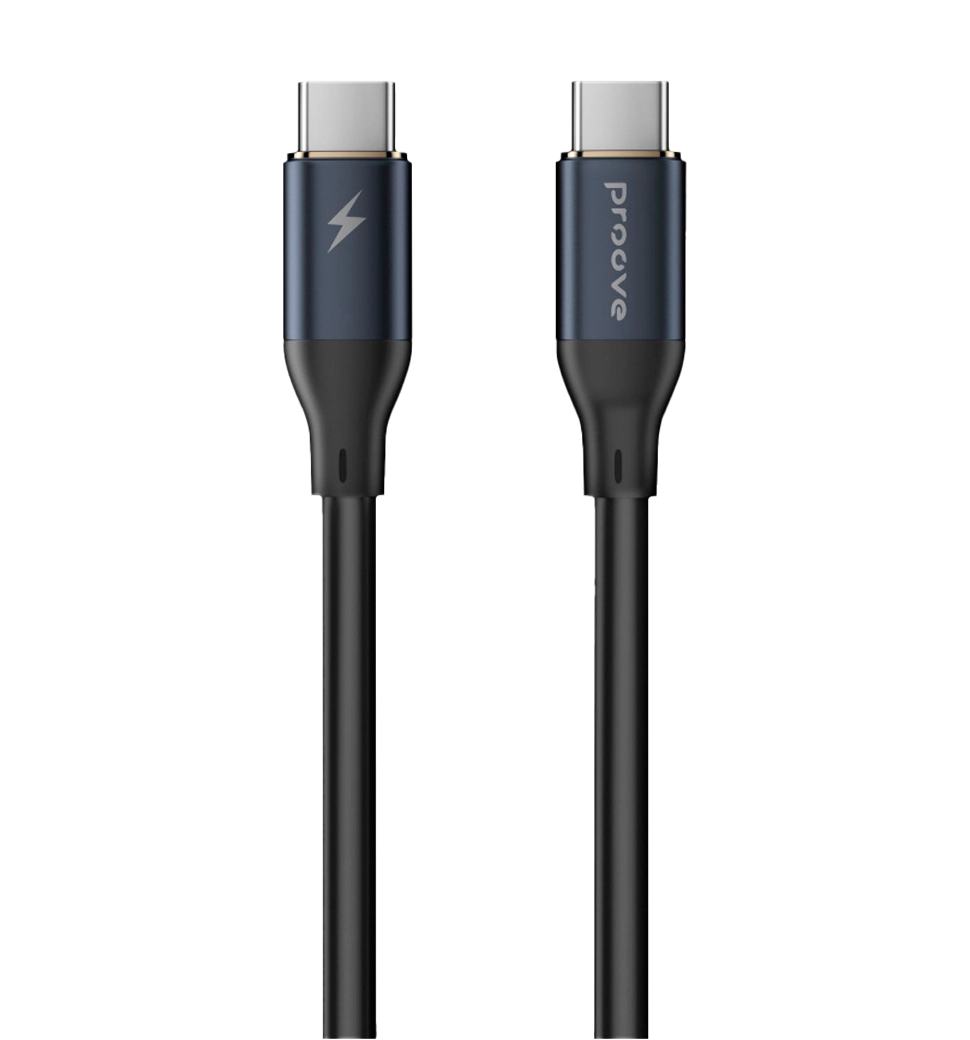 Кабель Proove PowerFull Type-C to Type-C 100W (1m) (black)