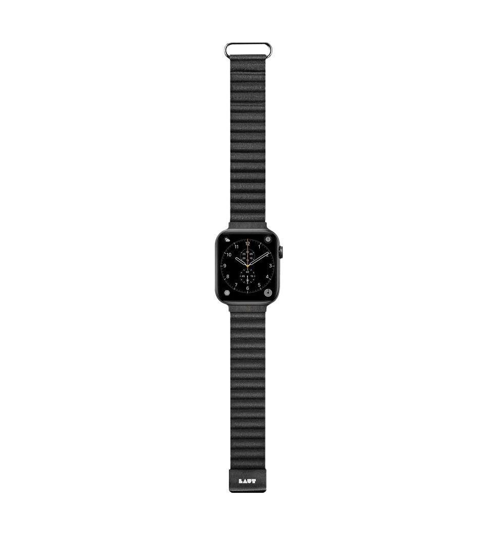 Ремiнець Laut NOVI LUXE  Apple Watch 38/40/41mm Black (L_AWS_NL_BK)