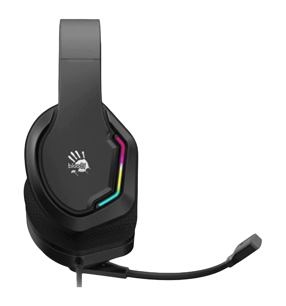 Гарнітура ігрова Bloody G260 з підсвічуванням, USB, колір чорний