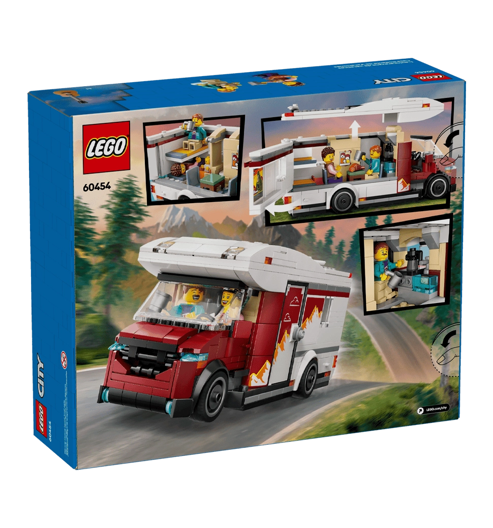 LEGO City Приключенческий дом на колёсах для отпуска 385 деталей (60454)