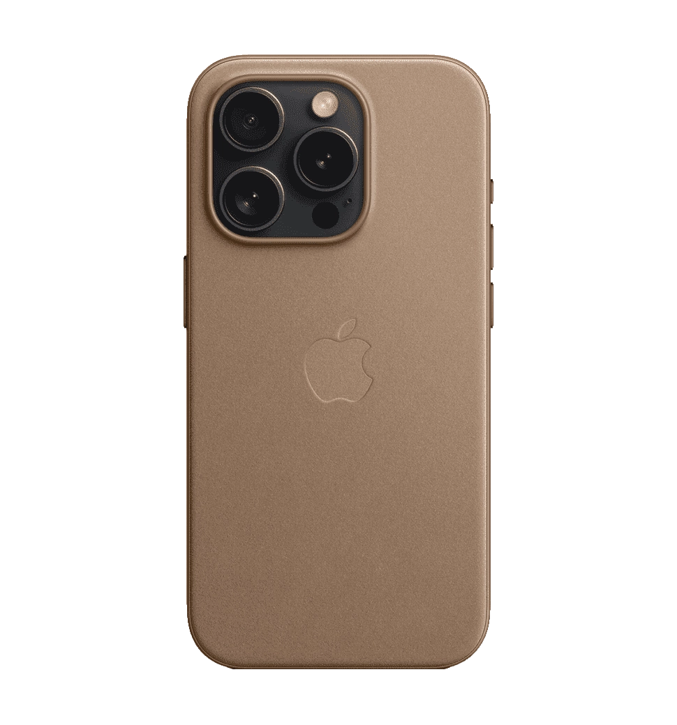 Чохол iPhone 15 Pro FineWoven Case with MagSafe - Taupe (MT4J3)