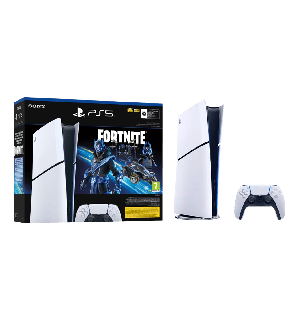 Ігрова приставка Sony PlayStation 5 Slim Digital Edition + Fortnite Cobalt Star