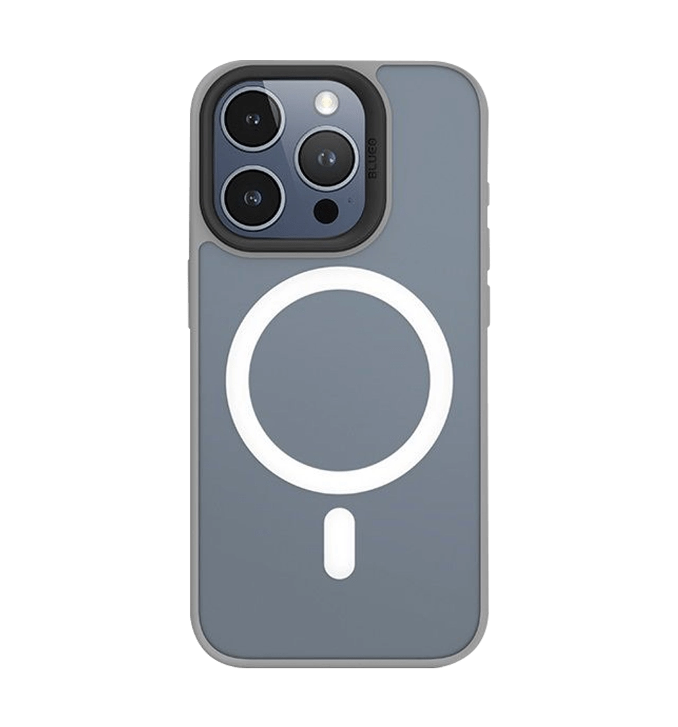 Чехол Blueo Frosted Anti-Drop Case для iPhone 15 Pro с MagSafe Grey (BK5934-I15PGR)