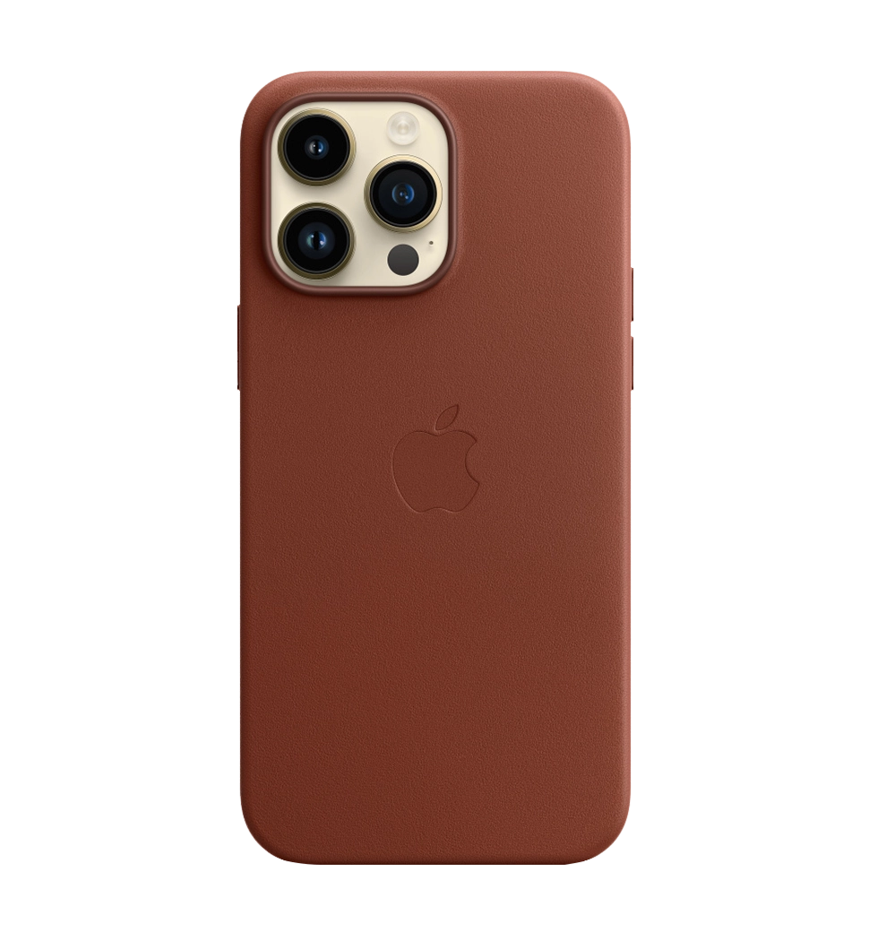 Чохол шкіряний iPhone 14 Pro Max Leather Case with MagSafe Umber (MPPQ3)