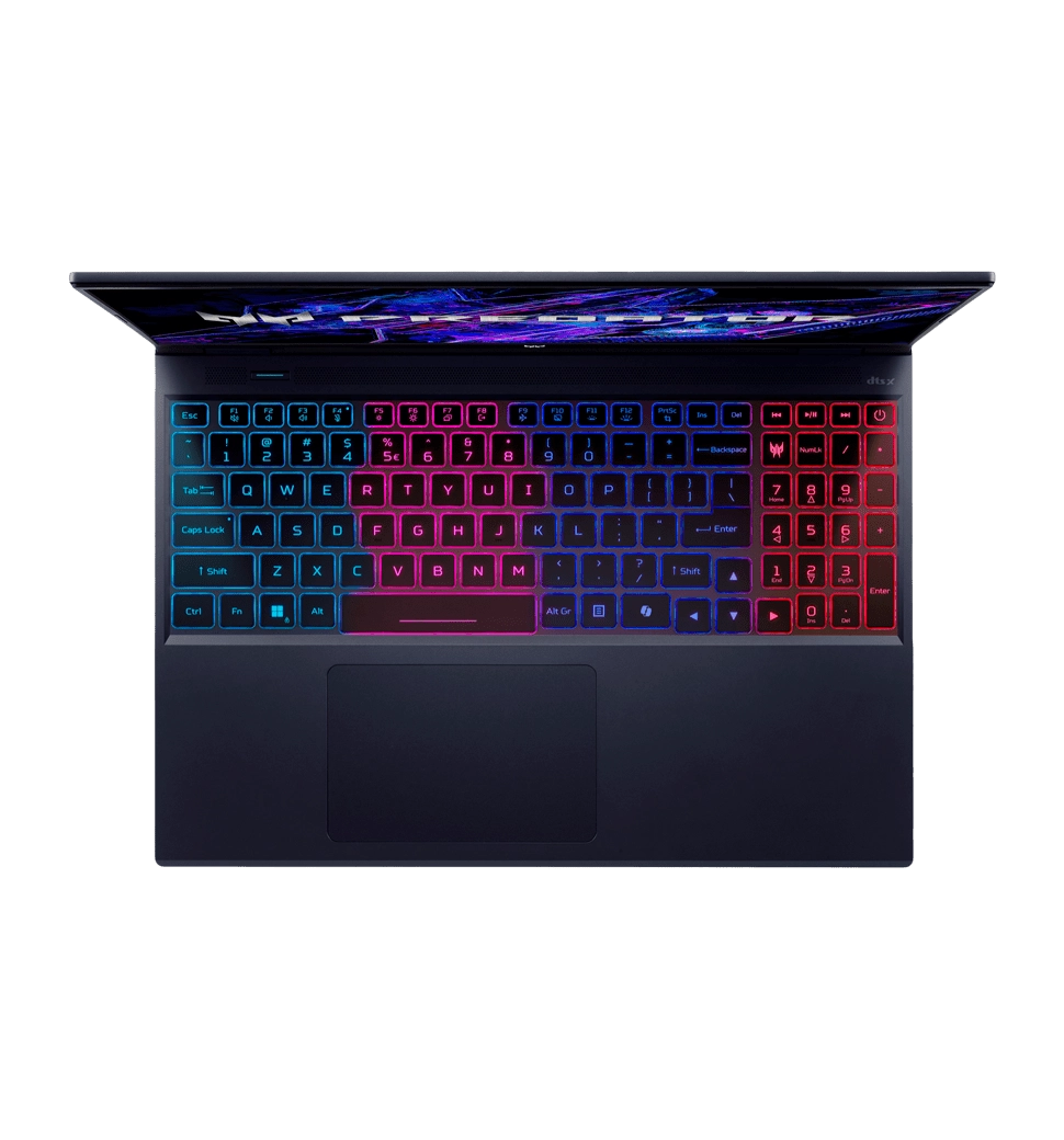 Ноутбук 16” Acer Predator Helios Neo 16 PHN16-72 (NH.QREEU.003)/Intel i9-14900HX/32GB/1TB SSD/NVD 4070-8/Linux/Grey