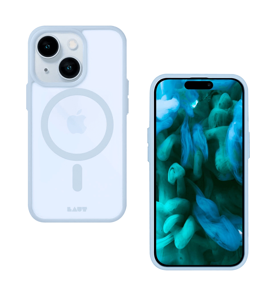 Чехол Laut HUEX PROTECT MagSafe IMPKT Cell Technology iPhone 15 Light Blue (L_IP23A_HPT_LB)