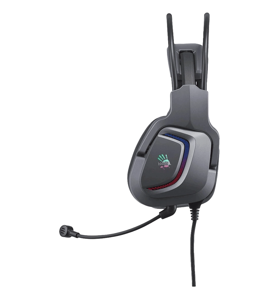 Гарнітура ігрова Bloody G575 Grey з підсвічуванням, USB