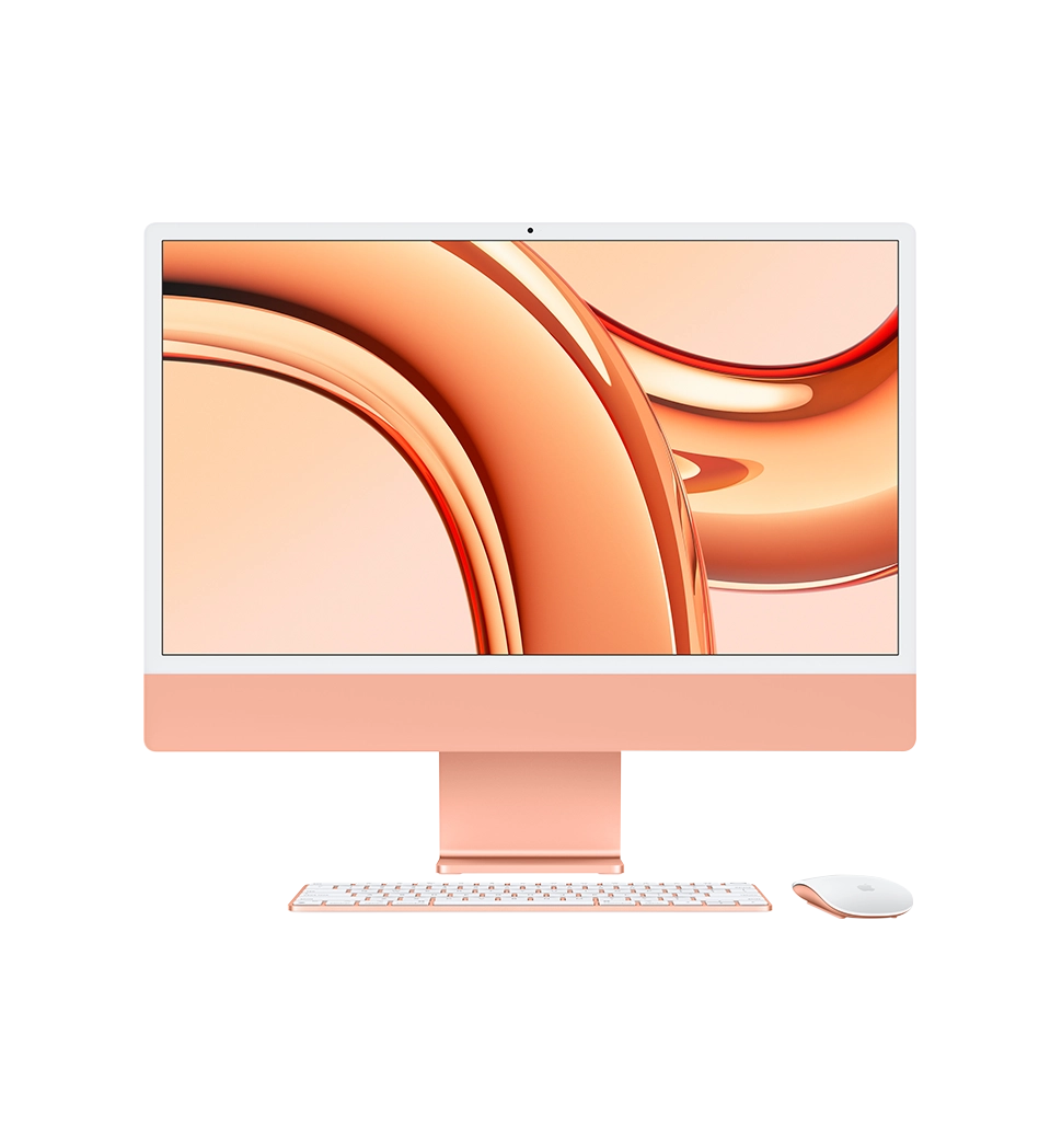 iMac 24" Retina 4,5K/M3/8GB/8CPU/10GPU/256GB SSD/Orange 2023 (Z19R00015)