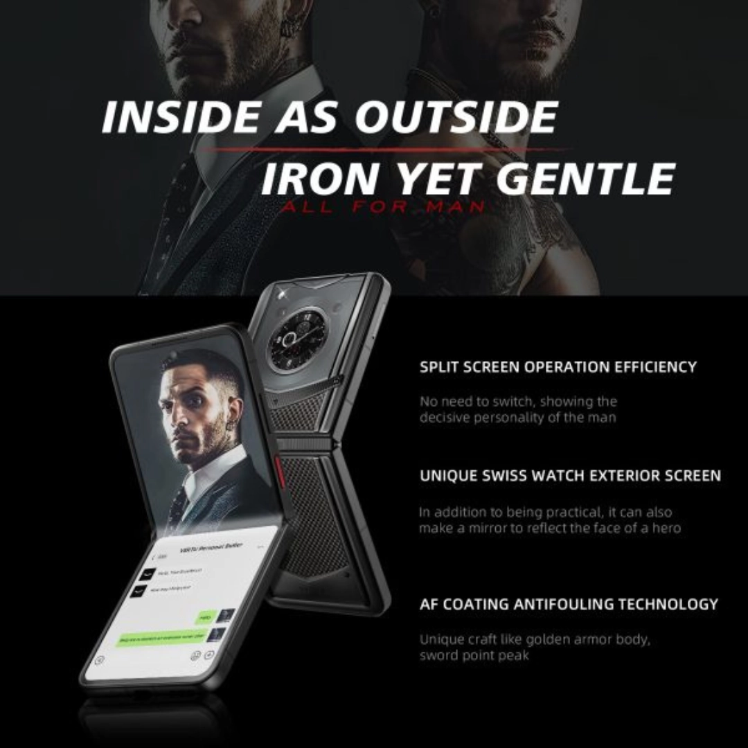 VERTU IRONFLIP CALFSKIN SERIES Jade Black