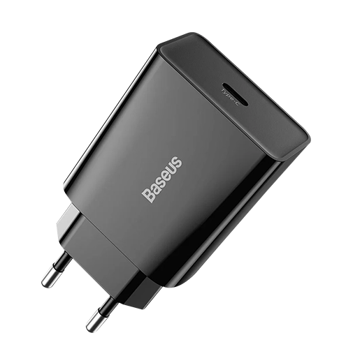 Адаптер Baseus Speed Mini PD Charger Type-C 20W Black (CCFS-SN01)