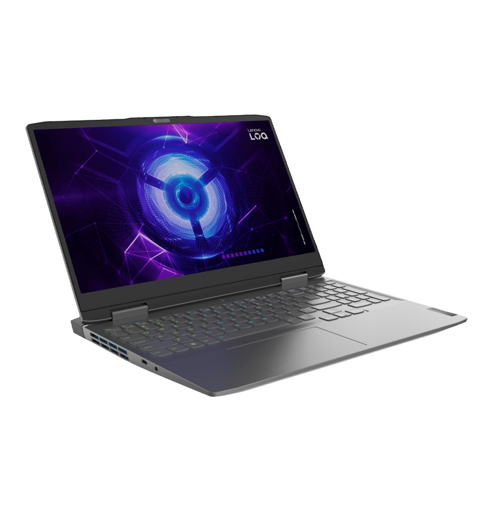 Ноутбук 15.6" Lenovo LOQ 15IRH8 (82XV010JRA)/Intel i5-12450H/16GB/512 SSD/NVD4060-8/DOS/Black