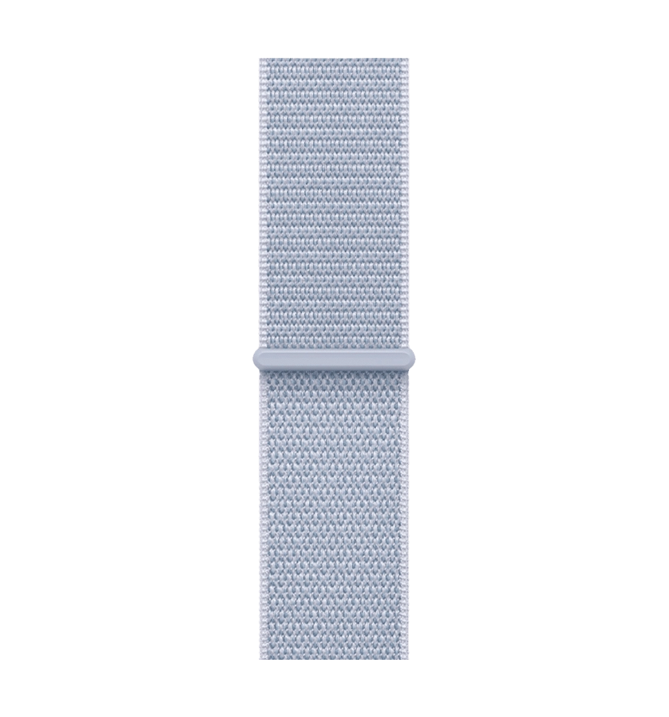 Apple Watch SE2 2024 40mm Silver Aluminium Case with Blue Cloud Sport Loop (MXEE3)