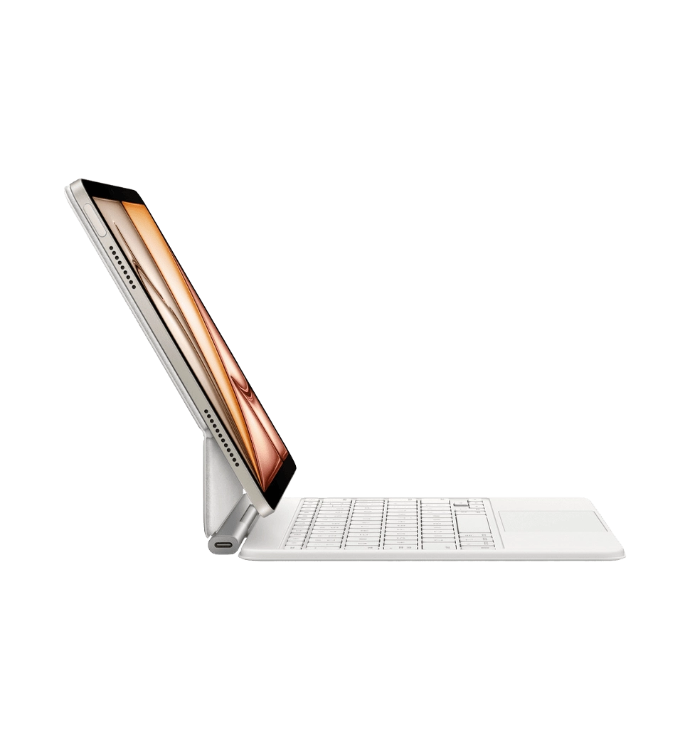 Клавіатура Apple Magic Keyboard for iPad Air 11-inch (M3) - Ukrainian - White (MDFV4)