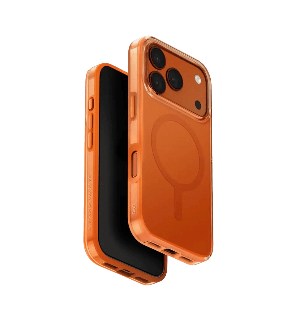 Чохол UNIQ Clario для iPhone 17 Pro Magclick Charging Помаранчевий (UNIQ- IP6.3P(2025)-CLARMVORG)