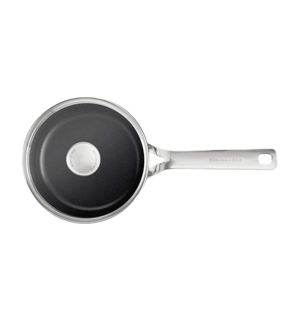 Набір ковшів з кришками KitchenAid SSS, 16/18/20 см, 1,5/2,1/3,1 л з керамічним а/п покриттям (CC005740-001)