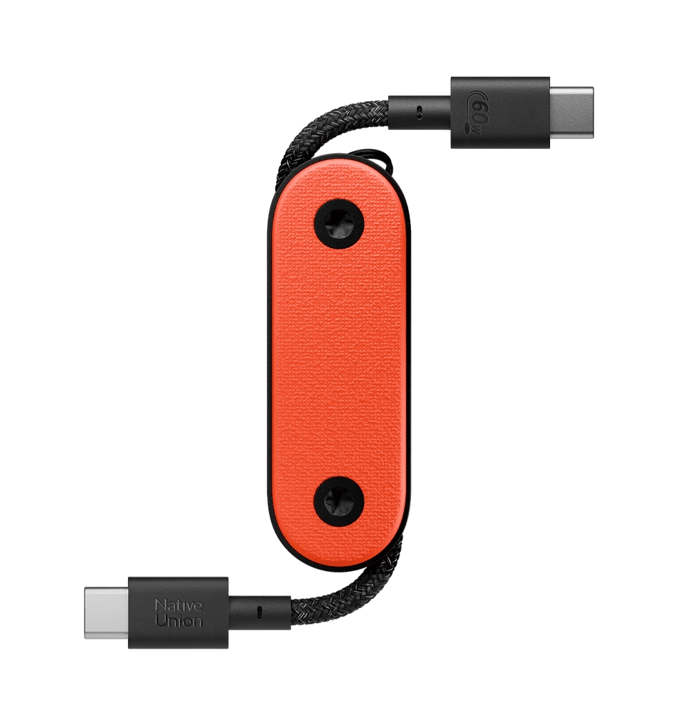 Кабель Native Union Pocket Cable USB-C to USB-C Oxyfire (POCK-C-OXY-NP)
