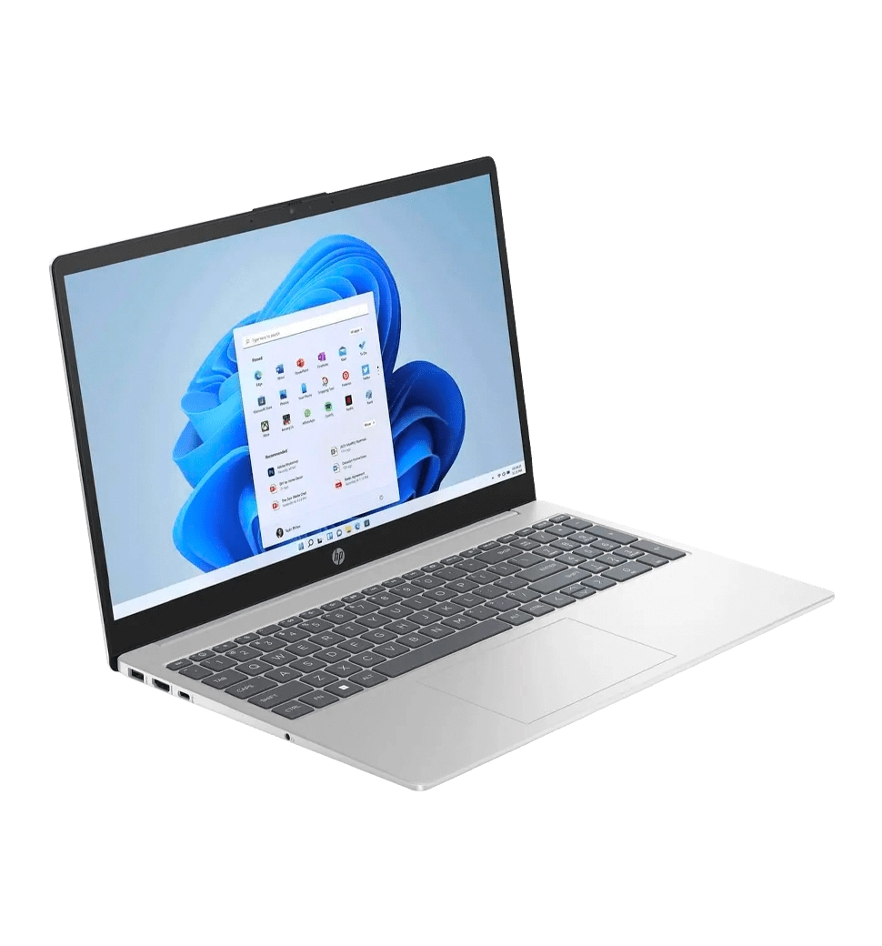 Ноутбук 15.6" HP 15-fd0002ua AG (825G5EA)/Intel i7-1355U/16GB/1TB SSD/NVD550-2/DOS/Silver