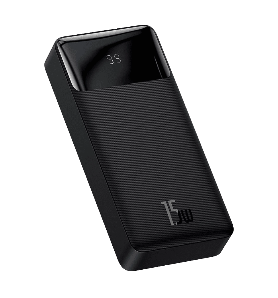 Доп батерея Baseus Bipow Overseas 15W 20000mAh Black (PPBD050101)