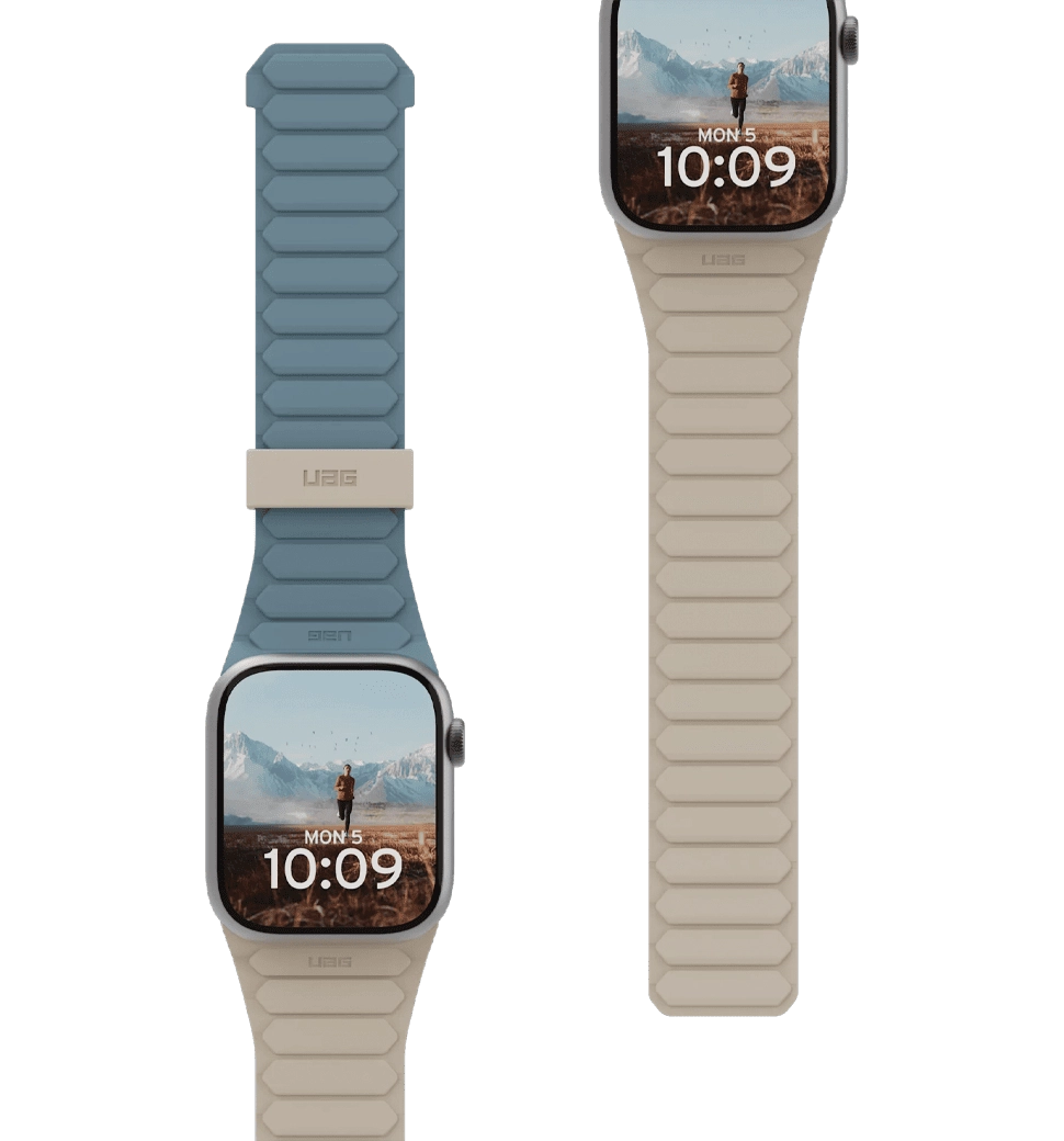 Ремешок UAG для Apple Watch 45/44/42 Pathfinder, Dune/Cloud Blue (194161118051)