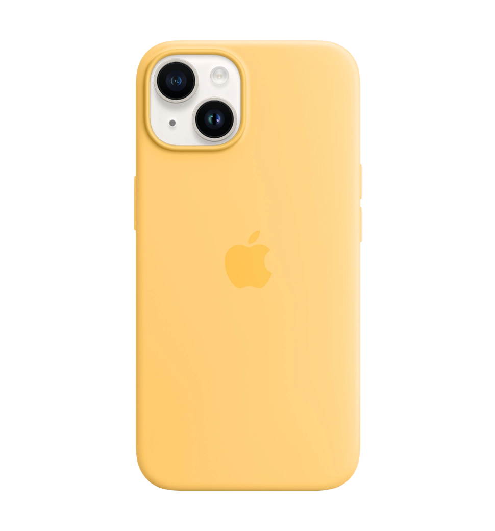 Чохол Силіконовий iPhone 14 Silicone Case with MagSafe Sunglow (MPT23)