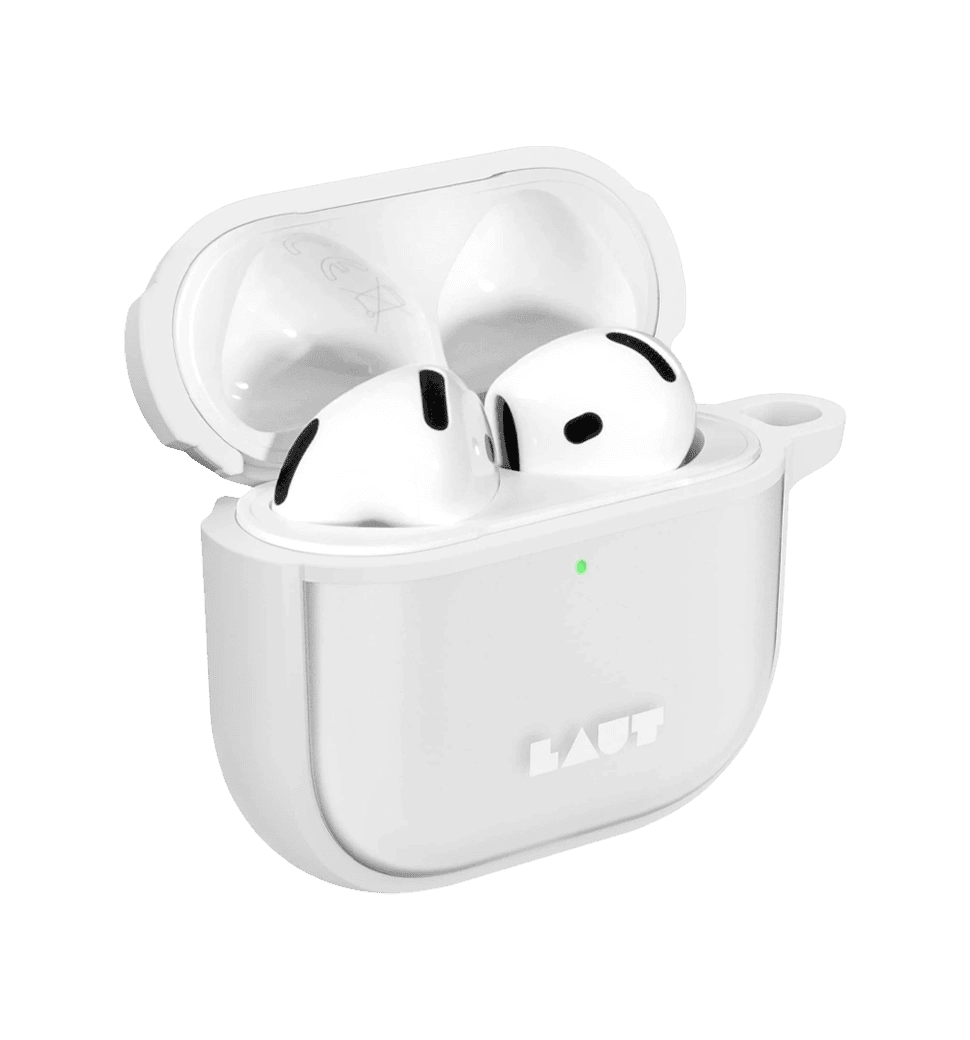 Чохол LAUT HUEX PROTECT для AirPods 4 Frost White (L_AP5_HPT_F)